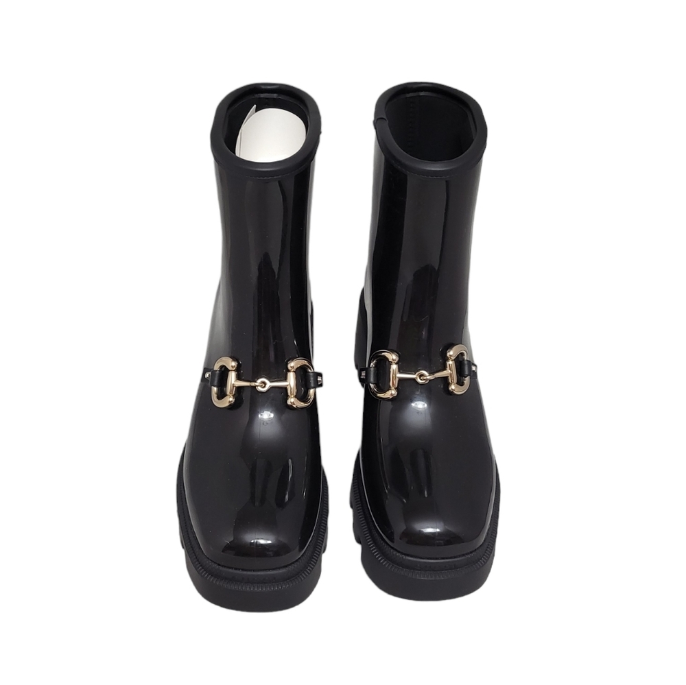 Gucci Horsebit Rubber Rain Boots NIB